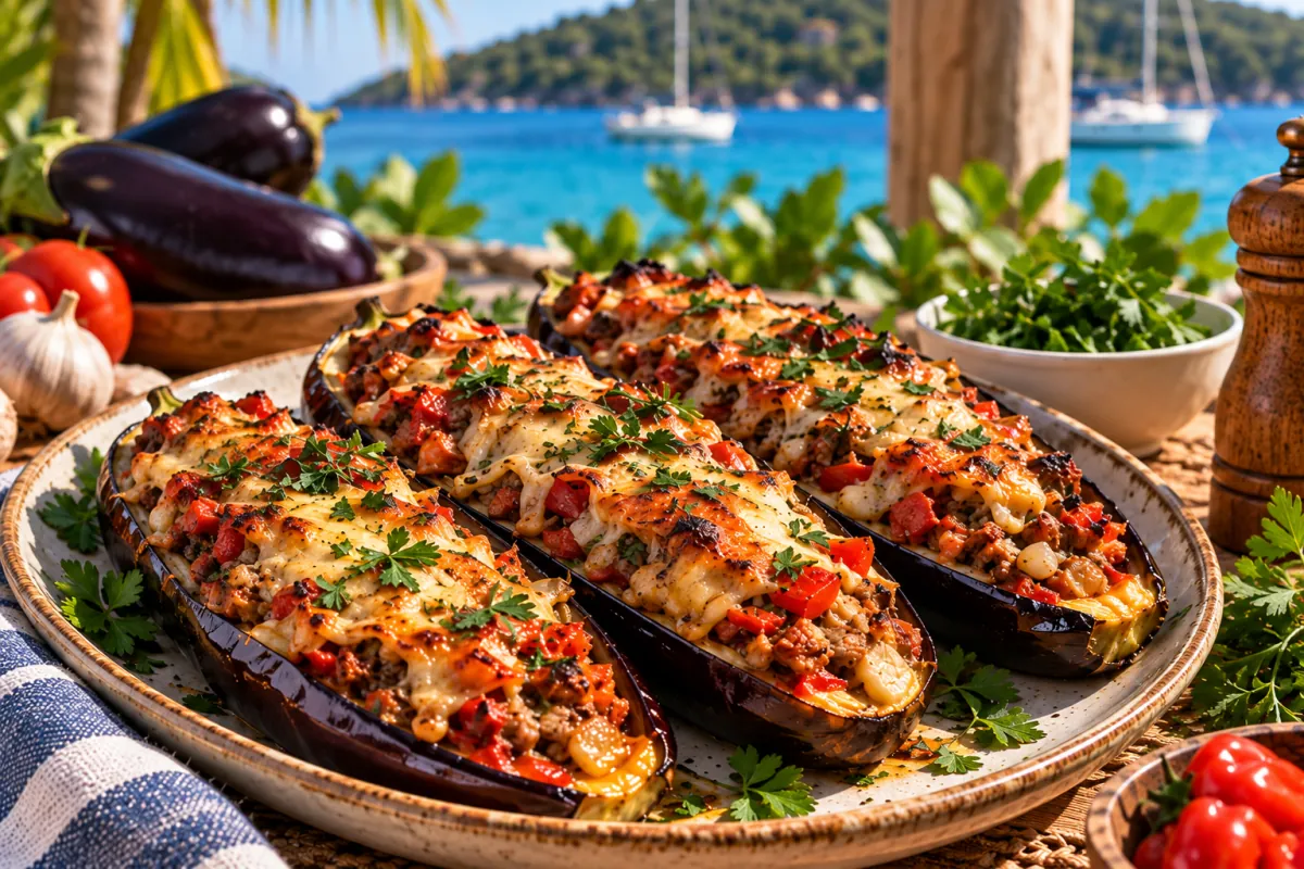 Aubergines farcies
