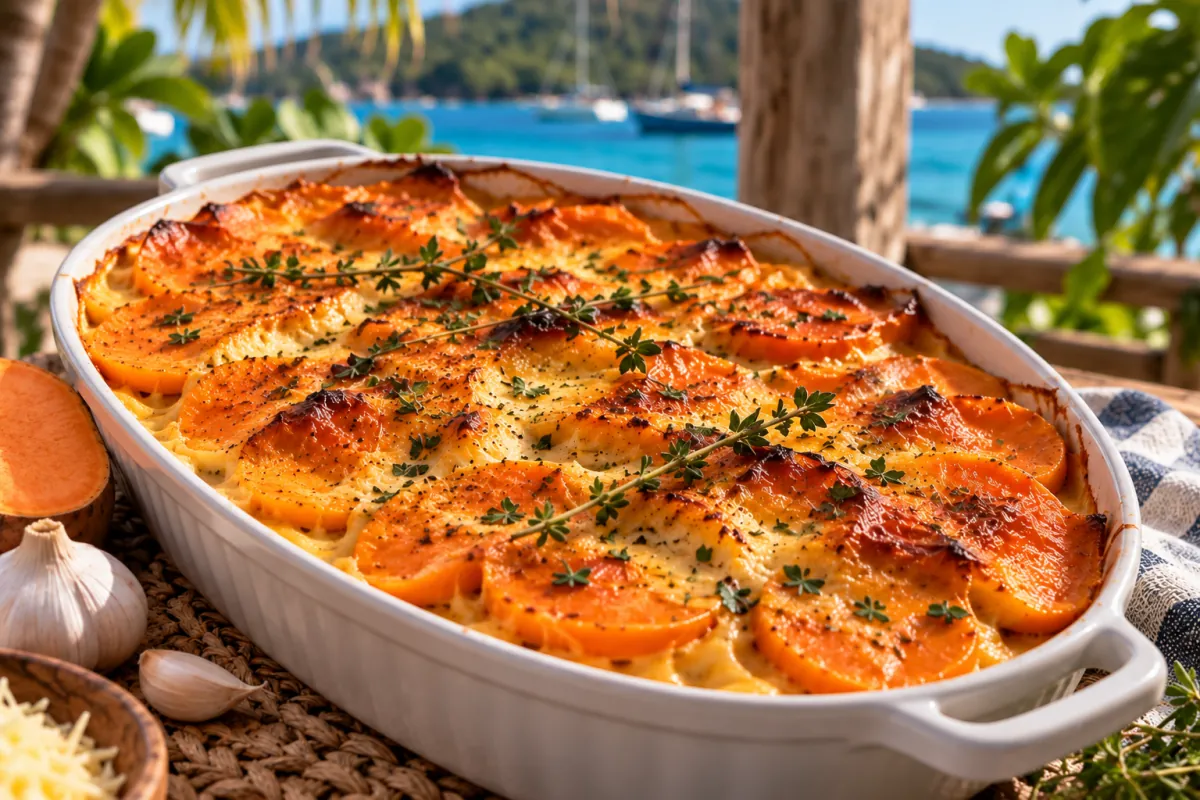Gratin de patate douce